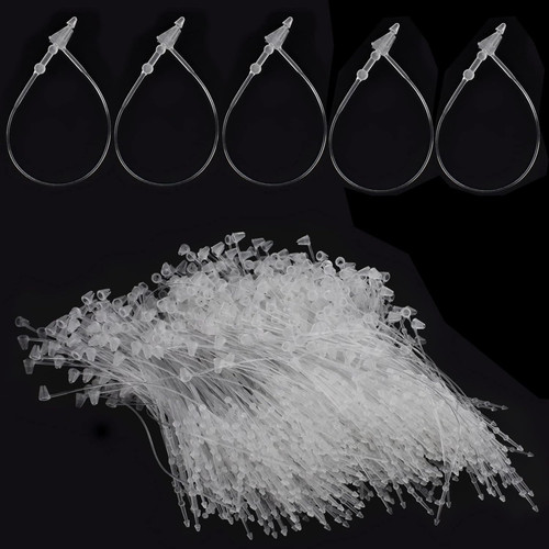 Plastic fastener clear hang - clear,