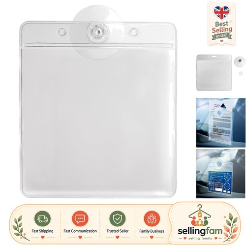 Transparent permit wallet - transparent,