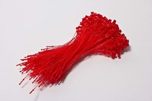 Red security loops - red,