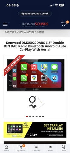 2din dmx5020dabs apple carplay - 2din,
